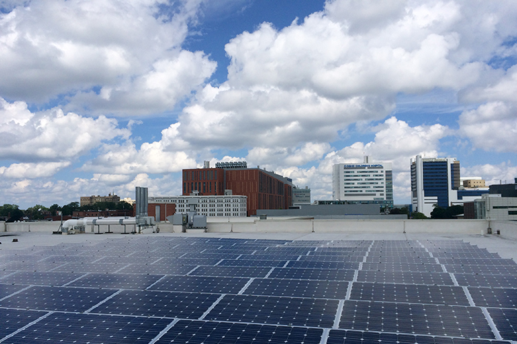 The DIG Innovation Center is LEED Core and Shell Certified and features a 141-panel rooftop solar array.