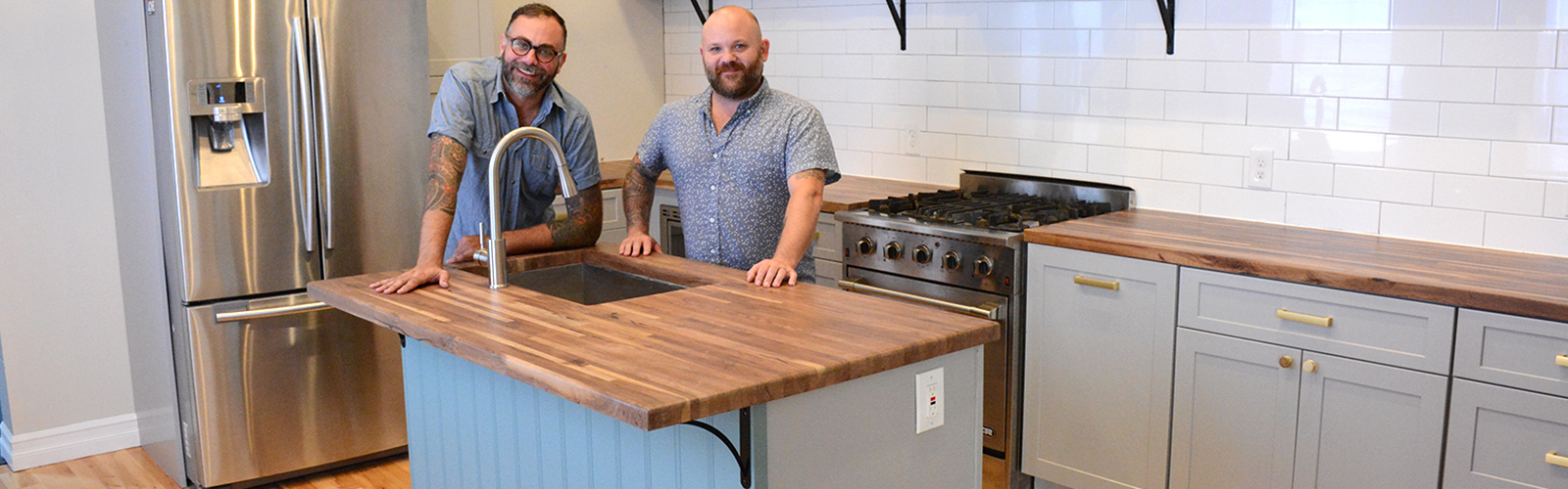 Keith Szczygiel and Sean Wrafter paired up on a few projects as solo entrepreneurs before launching their joint company, Acme Cabinet.