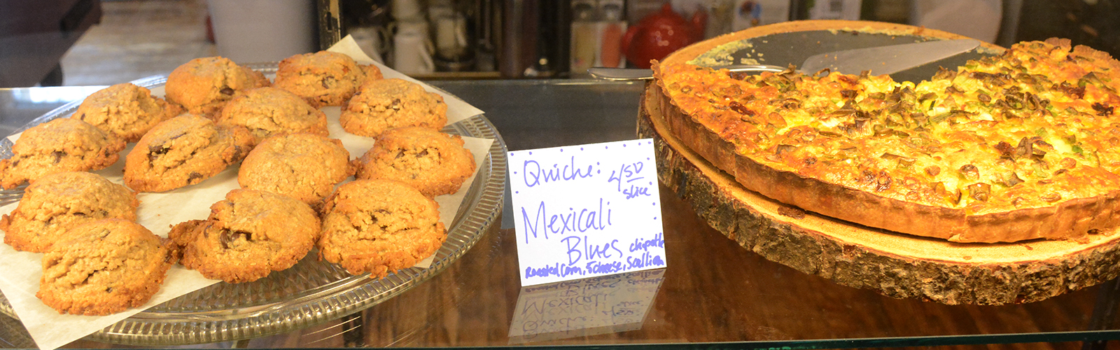 Om Nohm Gluten Free in Fredonia, N.Y., specializes in all-natural gluten-free food such as cookies and quiche, made with locally sourced ingredients.