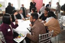 Roundtable discussions with providers helped underserved entrepreneurs to find information on how to get capital for their businesses.