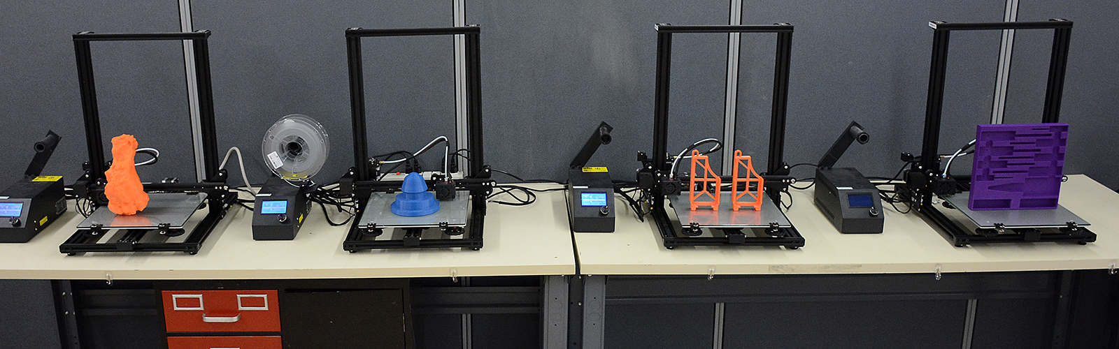 Innosek’s 3D printers churn out products including industrial cell phone holders, toy trucks, and large plastic chicken wings for area businesses. 