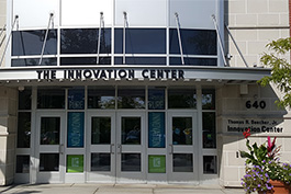 The exterior of Buffalo's Innovation Center.