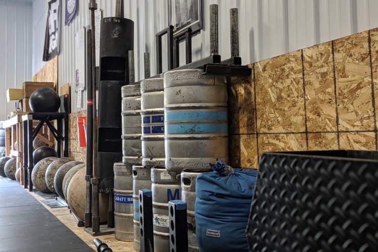 Iron & Stone Strength is filled with 100 plus-pound kegs, 250-pound atlas stones and tires, and much more.