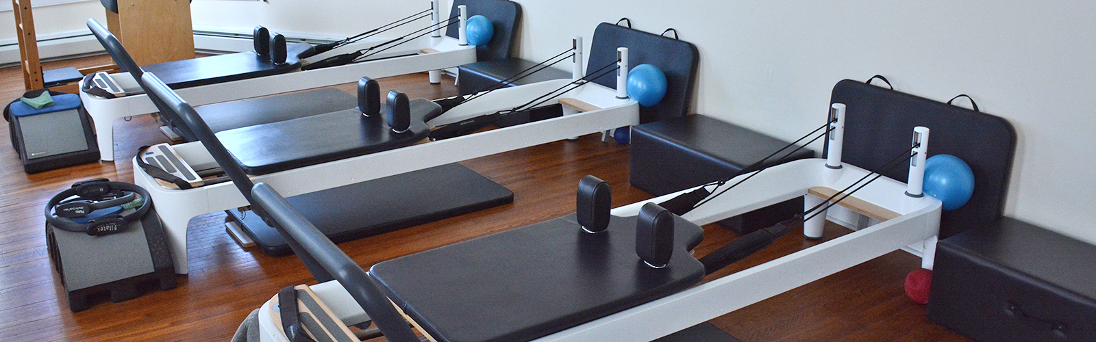 Pilates Art Studio features small class sizes and one-on-one Pilates training.