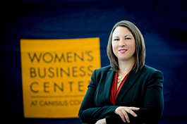 Sara Vescio, executive director of the Women's Business Center at Canisius College.