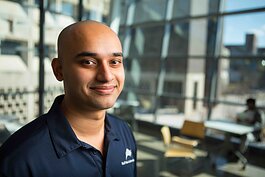 Former UB engineering student, co-founder of Buffalo Automation, Thiru Vikram