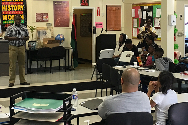 Young aspiring entrepreneurs heard from local business owners during the first Youth Entrepreneur Marketplace workshop.