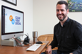 Adrian Dayton is the founder of ClearView Social, a software company that offers a social marketing and sharing tool for lawyers, accountants, and others in professional industries.