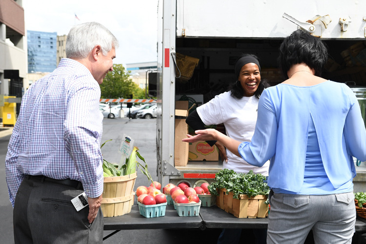 Allison Dehonney of Urban Fruits & Veggies.