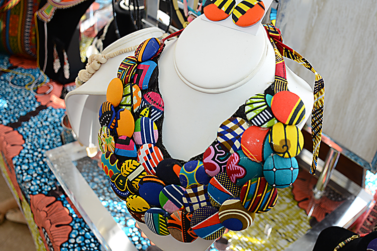 - Handmade by Black Monarchy owner Phylicia Dove, this necklace, known as the “Origin of One” necklace, was made using a technique developed in Kenya Calle Kitenge.