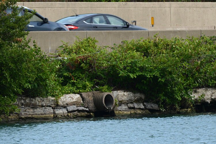 A city of Buffalo sewage output into the Black Rock Canal near Brodrick Park. Cazenovia West integrates, analyzes, and visualizes datasets in ways that help communities improve the effectiveness of their storm-water management efforts. 