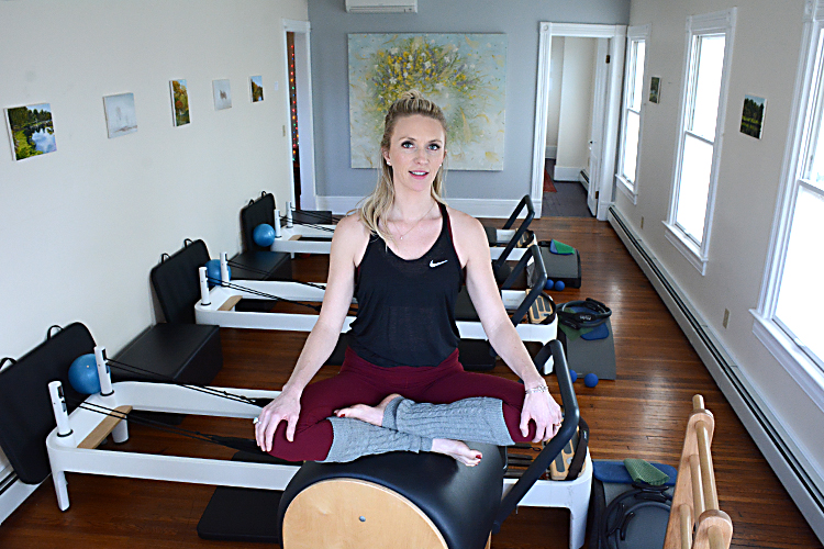 Sarah Griffin-DiVincenzo in her studio at 429 Rhode Island St. on Buffalo’s West Side.