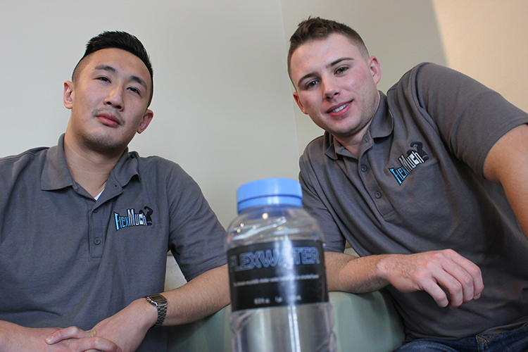 Brian Bischoff and Oscar Lee are the co-founders of FlexMuch, which produces eco-friendly shaker bottles.  