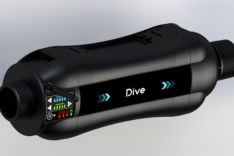 Formarum’s Dive Smart Sanitizer is a self-powered device that drastically simplifies pool operations for owners.