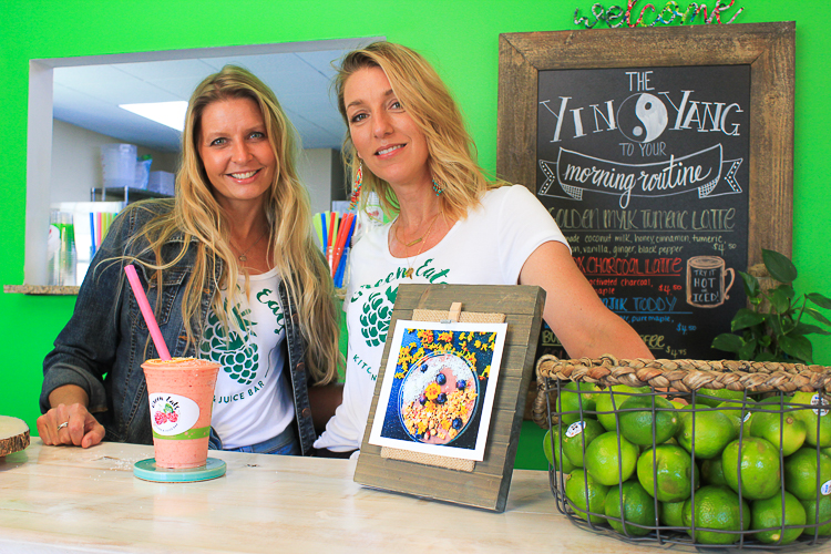 Joanne Woolsey-Lasky and Janine Sherk are the co-founders of Green Eats Kitchen & Juice Bar.