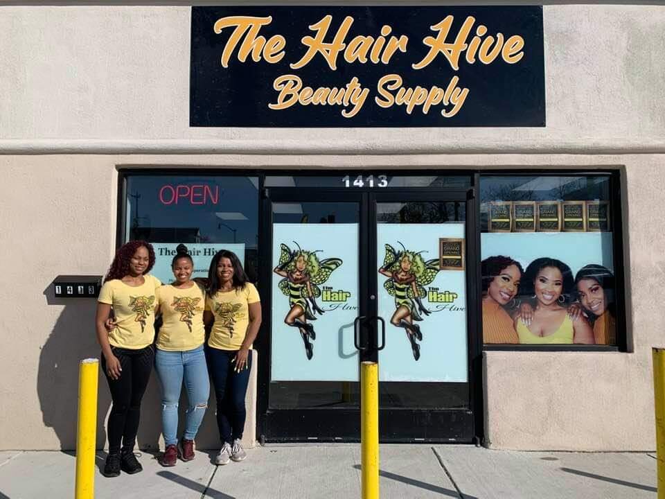 In early March, on opening weekend, the Hair Hive sold out over 60% of their products.