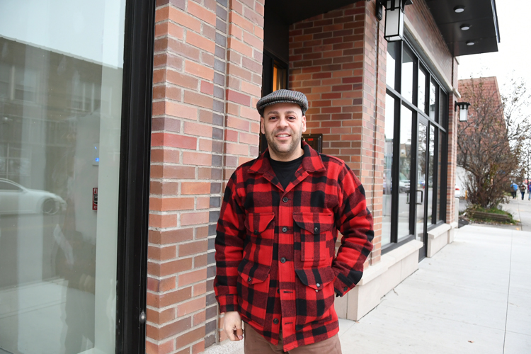 Chris Siano in front of the Siano Building on Grant Street