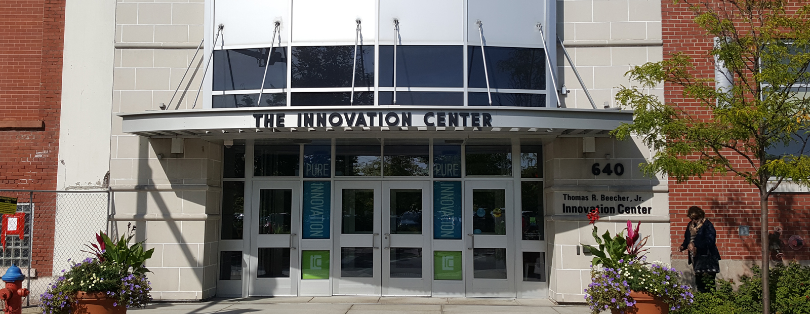 The exterior of Buffalo's Innovation Center