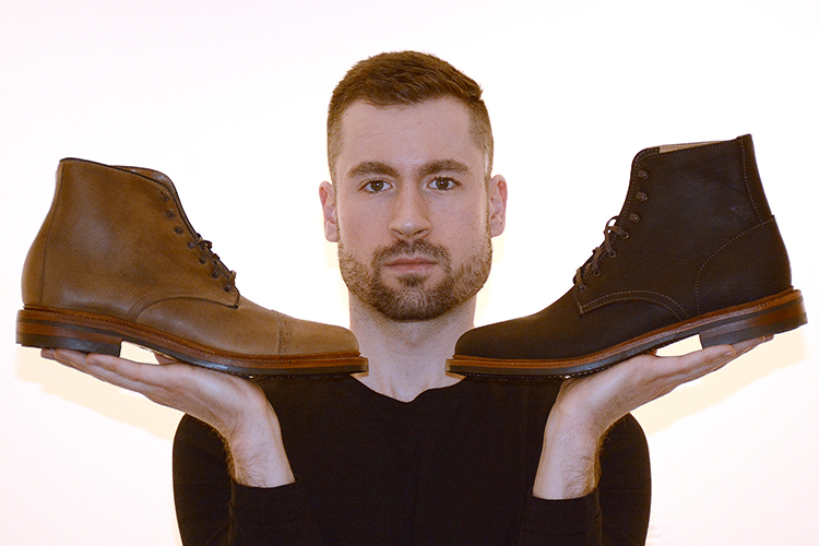 Andrew Svisco, owner and designer of the Parkhurst boot line.