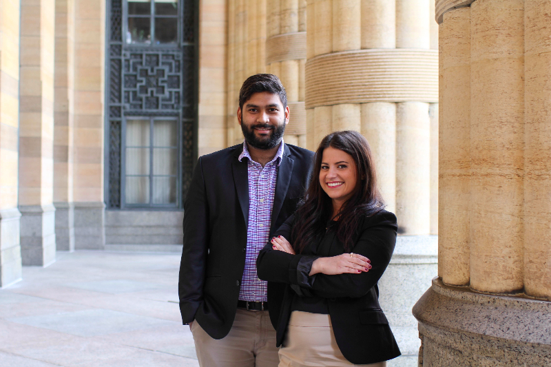 Olivia Goldstein and partner Shashank Roy launched RepHike last year.