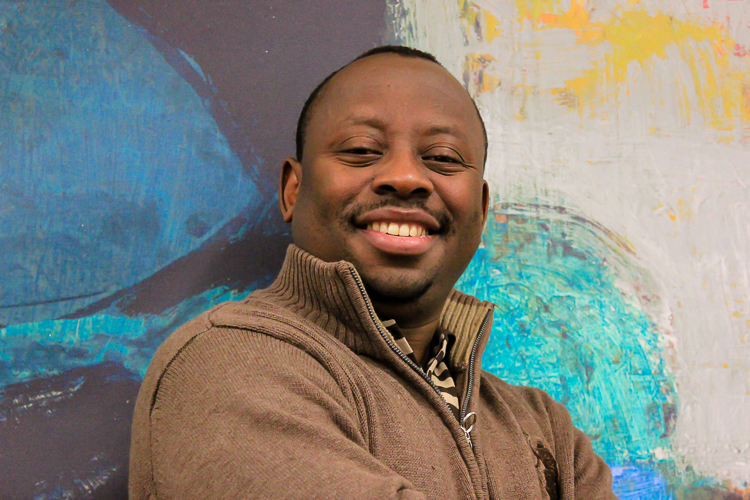 Rwandan refugee and entrepreneur Rubens Mukunzi.