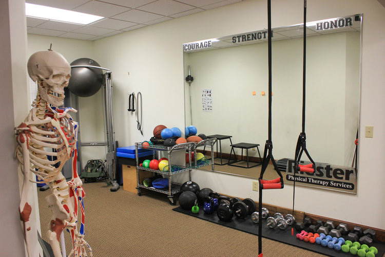 A wide variety of equipment is used for the specialized needs of patients at Riester Physical Therapy Services.