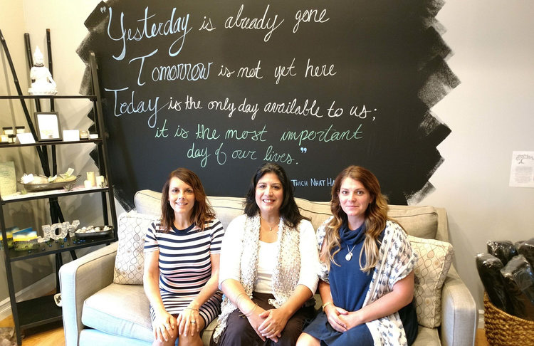 Molly McDermott, Rachel Carreras Tibold and Nicole Maples Covert of  Creative Motherhood.