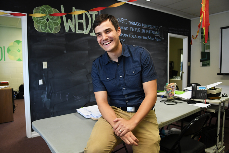 Ben Bissell, Executive Director at Westminster Economic Development Initiative.  Photo by Nancy J. Parisi.